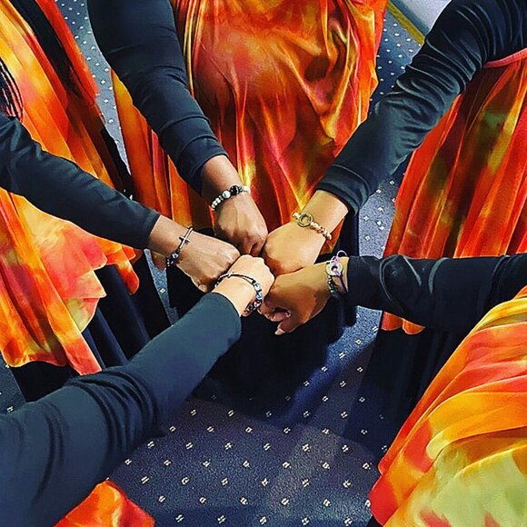 Its Your Divine Destiny Prayer Silver Plated Crystal Cross Stretch Bead Bracelet - Picture 10 of 15